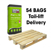 Ultra Tile Fix ProFlex Rapid Set S2 Fibre Reinforced Flexible S2 Adhesive Grey 20kg Full Pallet (54 Bags Tail Lift)